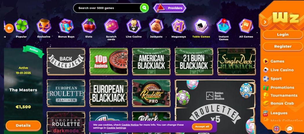 Wazamba Casino